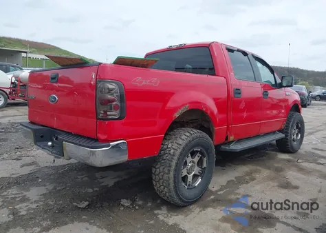 2005 Ford F-150 из США, поврежденный, VIN 1FTPW14525FA56437